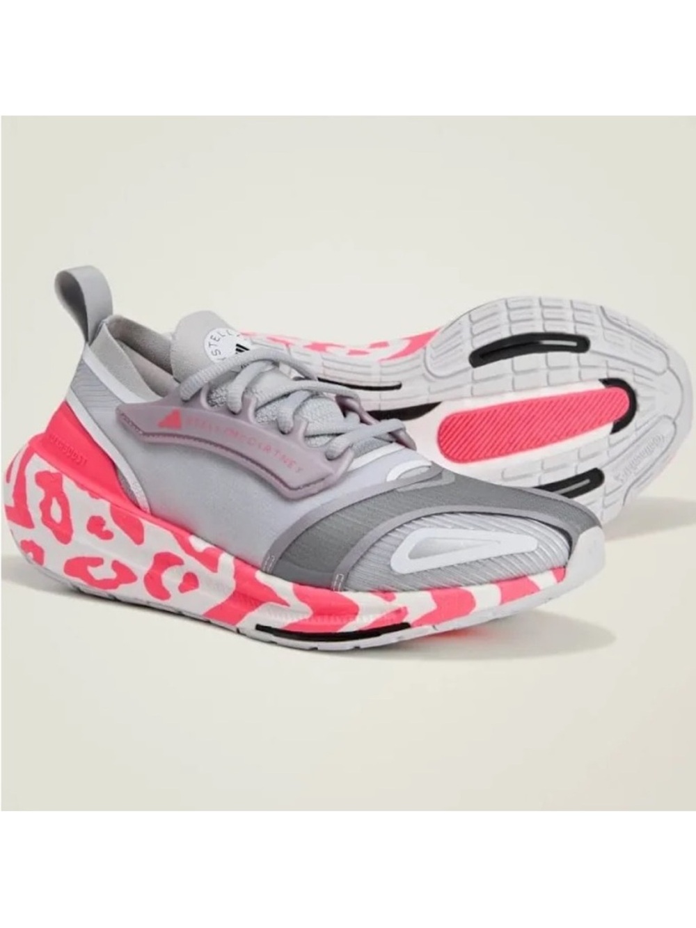 NWT Adidas by Stella McCartney Gray and Pink Ultraboost 23 Shoes